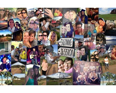 Collage for your partner in ways other than sex. This is a wonderful friendship present to commemorate your special experiences together. customers have the right to revise the picture collage as many times as they want until we achieve the desired result.