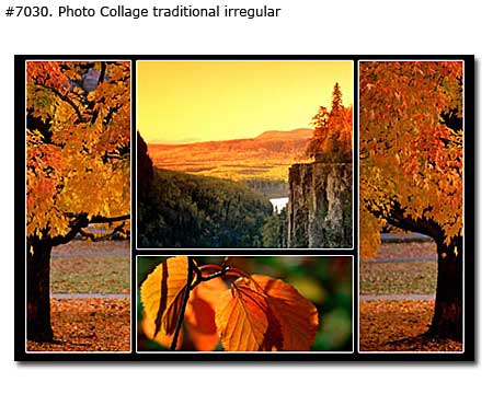 Nature Warm Autumn Collage traditional irregular