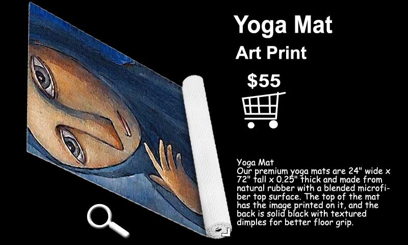 Yoga Mat Art Print