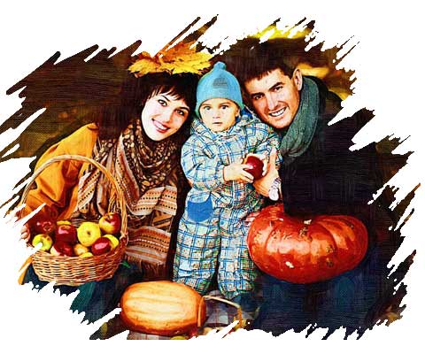 Family Portrait Painting from Photo