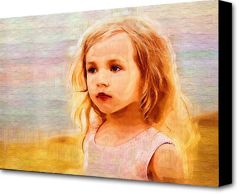 Oil painting on Custom Size Canvas