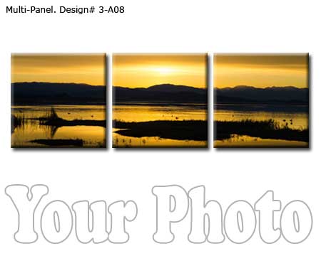 3-piece Canvas Set 3-A08 - Split one photo into three panels
