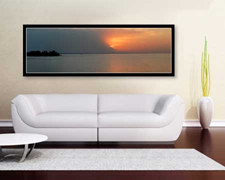 Large format Panoramic Poster Prints - living room