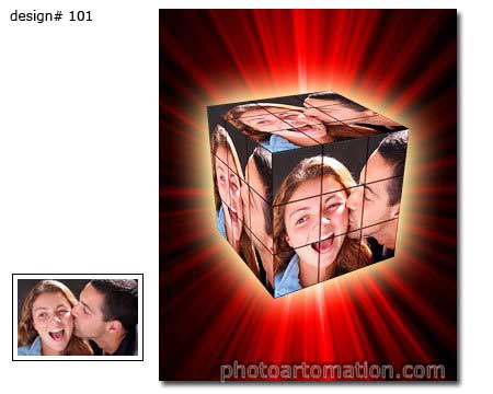 Rubiks Cube photo collagee example 101